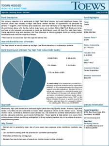 Investment / Financial markets / Funds / Institutional investors / United States housing bubble / Bond / Mutual fund / High-yield debt / Long-Term Capital Management / Yield / Asset allocation / Traditional investments