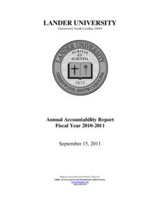 Lander College / Nursing / Higher education / Education in the United States / Council of Independent Colleges / University of South Carolina System / Central Wyoming College / Bernard Lander / American Association of State Colleges and Universities / South Carolina / Lander University