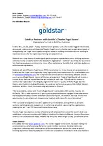   Press Contact: Patch Canada, Goldstar, , Kevin Hennessy, Catalyst, , For Immediate Release:	
  