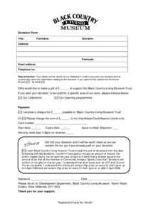 Donation form Apr 2013 onwards