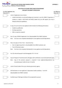 Nationality / Residency / Immigration to Malaysia / Malaysia My Second Home / Notary public / Visa / Patent Cooperation Treaty / United States passport / Passport / Law / Civil law / Notary