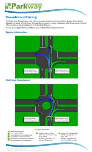 Detroit River / Roundabout / Utility cycling / Dougall Avenue / Ontario Highway 3B / Ontario Highway 401 / Windsor /  Ontario / Traffic / Intersection / Transport / Land transport / Road transport