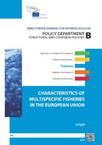 Characteristics of multispecific fisheries in the European Union