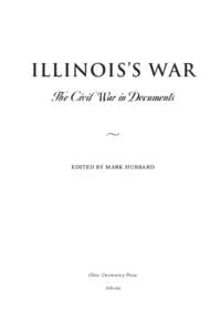 Illinois’s War: The Civil War in Documents