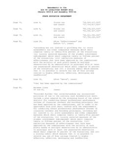 Amendments to the AID TO LOCALITIES BUDGET BILL (Senate 6253-A and Assembly 9053-A) STATE EDUCATION DEPARTMENT  Page 76,