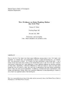 New Evidence on State Banking Before the Civil War