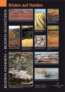 Geologischer Dienst NRW, Krefeld, Plakatserie Böden, Böden im Sauerland, Dworschak, Dickhoff, Amend, Screen-Version