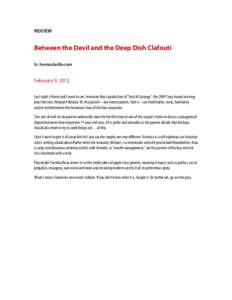 REVIEW  Between the Devil and the Deep Dish Clafouti   By: hernashville.com