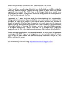 His Excellency Archbishop Thomas Gullickson, Apostolic Nuncio to the Ukraine. I think I would have enjoyed writing additional reviews [on the blog] and could have weighed in much more heavily on behalf of a project which