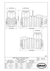 MSZ GRAF Diamant Trinkwasserspeicher 2200L