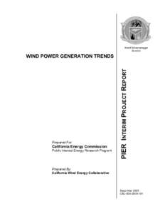 Arnold Schwarzenegger Governor Prepared For:  California Energy Commission