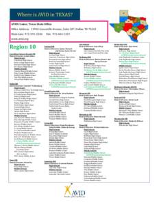 Plano Independent School District / Mesquite Independent School District / Dallas Independent School District / Irving Independent School District / Richardson Independent School District / Plano East Senior High School / Dallas / Jackson Technology Center / North Mesquite High School / Texas / Carrollton /  Texas / Dallas – Fort Worth Metroplex