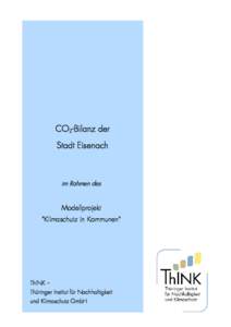 CO2-Bilanz der Stadt Eisenach im Rahmen des  Modellprojekt