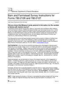Microsoft Word - Barn and Farmstead Survey Instructions for forms[removed]and[removed]doc