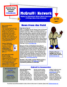 National Crime Prevention Council www.ncpc.org  McGruff® Network