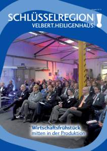 Ausgabe[removed]Velbert.Heiligenhaus Wirtschaftsfrühstück mitten in der Produktion