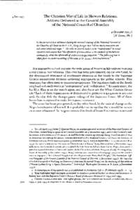 The Martin Luther King, Jr. Papers Project  4 Dec ‘957 The Christian Way of Life in Human Relations, Address Delivered at the General Assembly