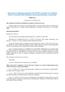 Crime / United Nations Convention against Corruption / Framework decision / Political corruption / Bribery / Definitions of terrorism / OECD Anti-Bribery Convention / Organized crime / Money laundering / Corruption / Law / International relations