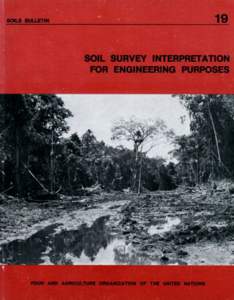 19  SOIL3 BULLETIN SOIL SURVEY INTERPRETATION FOR ENGINEERING PURPOSES