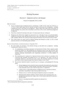 AD HOC WORKING GROUP ON THE DURBAN PLATFORM FOR ENHANCED ACTION Second session, part ten 31 August – 4 September 2015 Bonn, Germany  Working Document