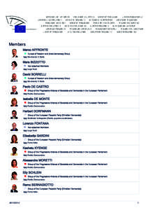 Democratic Party / Members of the European Parliament for Italy 2004–2009 / Forza Italia / Progressive Alliance of Socialists and Democrats / Liberalism and radicalism in Italy / European Parliament / Social democratic parties / Politics of Europe