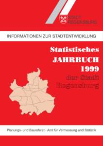 STADT REG EN SBU RG INFORMATIONEN ZUR STADTENTWICKLUNG Statistisches JAHRBUCH