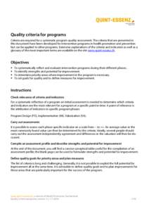 Microsoft Word - Quality_criteria_programs_11.doc