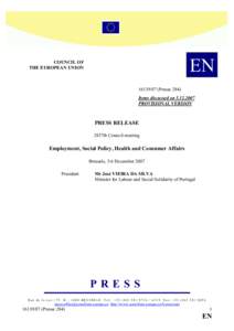 Minister of Labour / Working Time Directive / Xavier Bertrand / Human resource management / Labour relations / Sociology / Working time / Health minister / Government