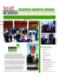 SMART BUSINESS GROWTH AWARDS BUSINESS ® CASCADE CAPITAL BUSINESS GROWTH AWARDS