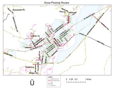 Snow Plowing Routes ME IG N