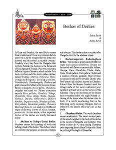 Orissa Review * June[removed]Beshas of Deities
