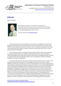 Clinical psychology / Psychotherapy / Psychotherapists / Narrative therapy / Narrative / Family therapy / School counselor / David Epston / She: A History of Adventure / Fiction / Literature / Mental health