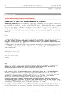 1/2  Diari Oficial de la Generalitat de Catalunya Núm2015 CVE-DOGC-A