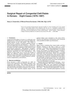 Medicine / Cleft lip and palate / Dog health / Plastic surgery / Soft palate / Palatoplasty / Z-plasty / Human anatomy / Anatomy / Palate