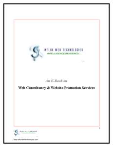 An E-Book on Web Consultancy & Website Promotion Services