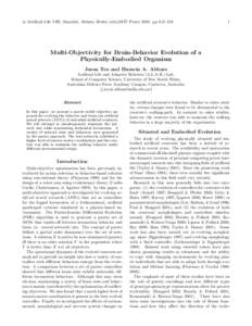 Evolutionary computation / Evolutionary robotics / Artificial life / Bipedalism / Robot / Limb / Quadrupedalism / Biology / Zoology / Locomotion / Motion / Robotics