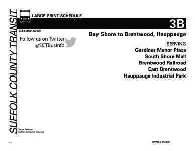 SUFFOLK COUNTY TRANSIT  LARGE PRINT SCHEDULE www.sct-bus.org[removed]