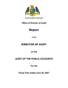 Microsoft Word - Final Audit Report 2007 rev.doc