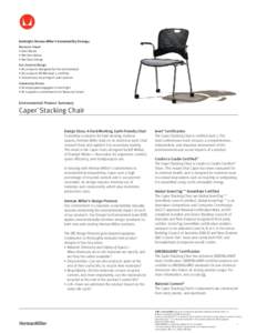 Environmental Product Summary: Caper Stacking Chair