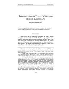 Georgia v. Ashcroft / Voting Rights Act / Gerrymandering / Shaw v. Reno / League of United Latin American Citizens v. Perry / Jim Crow laws / Apportionment / Disfranchisement / Texas redistricting / Politics / History of the United States / Constituencies