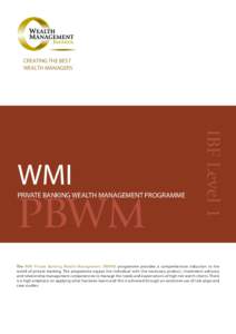 WMI PBWM Brochure - Sep2014