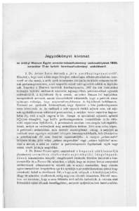 Értesítő az Erdélyi Múzeum-Egylet Orvos-Természettudományi Szakosztályából II. Természettudományi Szak - 24. évf., 21. kötfüzet