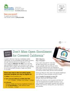 Health insurance / Geography of California / Healthy San Francisco / San Francisco