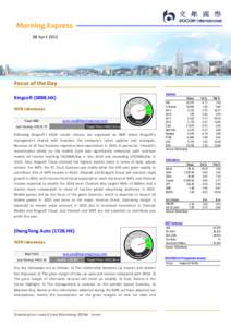 Morning Express 08 April 2015 Focus of the Day Indices