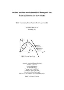The bull and bear market model of Huang and Day: Some extensions and new results Fabio Tramontana, Frank Westerhoff and Laura Gardini  Working Paper No. 89