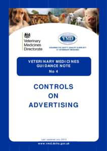 Pharmacology / Pharmaceuticals policy / Drugs / Drug safety / Veterinary Medicines Directorate / National Office of Animal Health / Paraveterinary workers / Summary of Product Characteristics / Veterinary physician / Medicine / Health / Pharmaceutical sciences