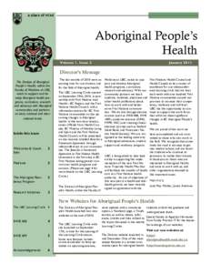 University of British Columbia / First Nations / Education / Academia / Year of the Aboriginal Health Worker /  2011-2012 / Americas / Association of Commonwealth Universities / Association of Pacific Rim Universities