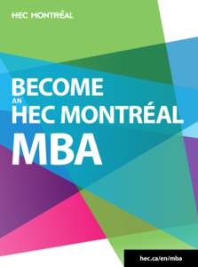 Become HEC Montréal an MBA