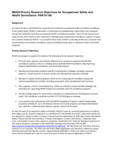 Occupational safety and health / Adult Blood Lead Epidemiology and Surveillance / Mountain & Plains ERC / National Institute for Occupational Safety and Health / Safety / Risk