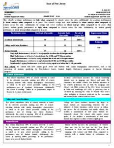 State of New Jersey  OVERVIEW